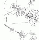 LT-F160 Quad Runner Заднее колесо