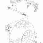 LT-A500F Quad Master Left rear wheel (model k1)