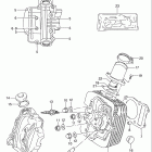 LT-F250 Quad Runner 2WD Головка цилиндра
