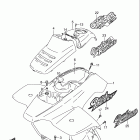 LT-F160 Quad Runner Front fender (model v / w / x / y)