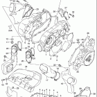 LT-A500F Quad Master Crankcase cover (model k1)