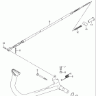 LT-A500F Quad Master Задний тормоз