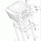 LT-F160 Quad Runner Цилиндр
