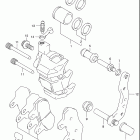 LT-A500F Quad Master Передний суппорт тормозной