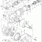LT-A500F Quad Master Final bevel gear (front)(model y)
