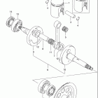 LT80 Quad Sport Коленвал