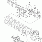LT-F160 Quad Runner Сцепление