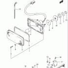 LT-F160 Quad Runner Задний фонарь
