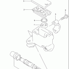 LT-F250 Quad Runner 2WD Главный тормозной цилиндр,передний