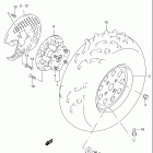LT-A500F Quad Master Переднее колесо