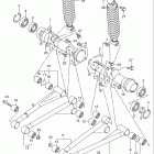 LT-A500F Quad Master Rear axle housing (model y)