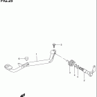LT-F160 Quad Runner Задний тормоз