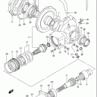 LT-A500F Quad Master Final bevel gear (rear)(model k1)