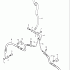 LT-A500F Quad Master Передние тормозные трубки