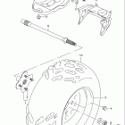 LT-A500F Quad Master Left rear wheel (model y)