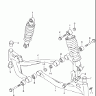 LT-F160 Quad Runner Suspension arm