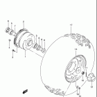 LT-F160 Quad Runner Переднее колесо