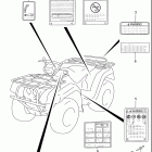LT-F250 Quad Runner 2WD Наклейки