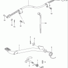 LT80 Quad Sport Педаль тормоза