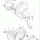 LT80 Quad Sport Передний тормоз