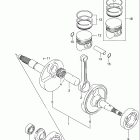 LT-F160 Quad Runner Коленвал