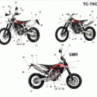 TC 450-510 - TXC 250-450-510-TE 250-310-450-510-SMR 450-510 Txc 250-450-510  /  2009, kit in dotazione e parti a ric...