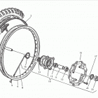 TC 450-510 - TXC 250-450-510-TE 250-310-450-510-SMR 450-510 Front wheel (tc 450-510-txc 250-450-510-te 250-310-450-5...
