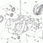 SMR 450/530-R L.h. half crankcase