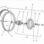 TC 450-510 - TXC 250-450-510-TE 250-310-450-510-SMR 450-510 Front wheel (smr 450-510)