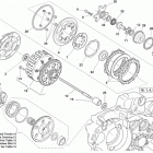 SMR 450/530-R Primary drive, clutch
