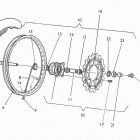 SMR 450/530-R Переднее колесо