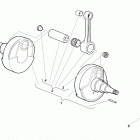 SMR 450/530-R Коленвал
