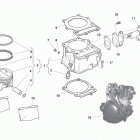 SMR 450/530-R Cylinder, piston