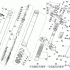 CR-WR-WR U.S.A. 125 Front fork assembly (cr 125)