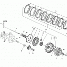 WR 250-WR 250 U.S.A. Clutch, primary drive