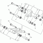 SMR 450-R Rear suspension linkage