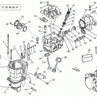 TE-SM 610ie Cylinder head, cylinder