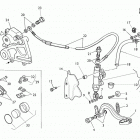 TE-SM 610ie Rear hydraulic brake
