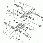 CR-WR-WR U.S.A. 125 Rear suspension linkage