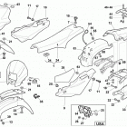 TE-SM 610ie Panel, fenders, seat
