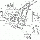 WR 250-WR 250 U.S.A. Frame, foot rests