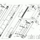 CR-WR-WR U.S.A. 125 Front fork assembly (wr, wr u.s.a. 125)