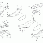 SMR 450-R Panel, fenders, seat