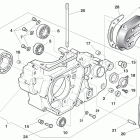 SMR 450-R L.h. half crankcase