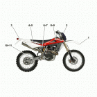 TC-TE 250-450-510-SMR 400-450-510 Transfer (color code g) (te 250-450-510)