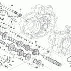 TC-TE 250-450-510-SMR 400-450-510 Transmission, shifter 6 speed (te 250-450-510-smr 400-45...