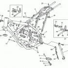 WR 250-WR 250 U.S.A. Frame, foot rests