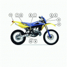 WR 250-WR 250 U.S.A. Trim (colour code e) (wr 250)