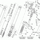 SM 450 RR Front fork assembly - suspension avant