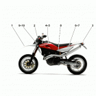 TE - SM 610 Transfer colour code g (white, black, red)